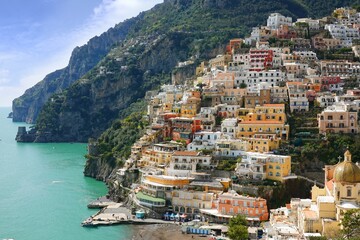 Positano at the Amalfi coast of Italy