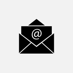 Email Icon - Message or Electronic Mail Illustration As A Simple Vector Sign & Trendy Symbol for Design and Websites, Presentation or Mobile Application.  