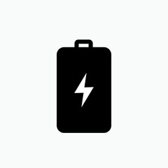 Battery Icon - Vector, Power Sign and Symbol for Design, Presentation, Website or Apps Elements.