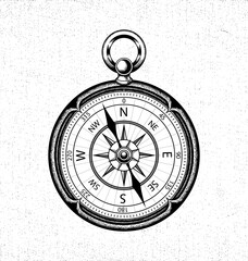 Compass Vector Illustration