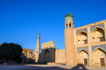 Obraz premium Ancient architecture of the Uzbek city of Khiva.