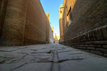 Ancient architecture of the Uzbek city of Khiva.