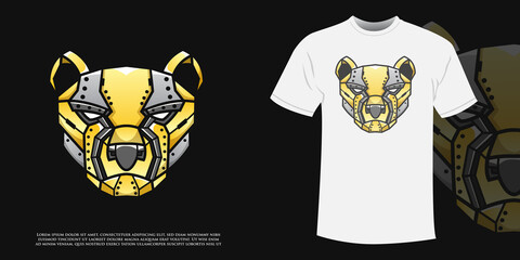 Cheetah Mechanical Robot Illustration © Dreamswitcher Studio