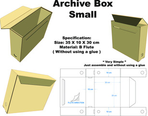 Archive Box Vector