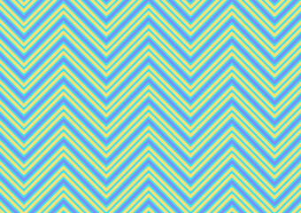 Colorful zigzag pattern include yellow purple blue for background texture