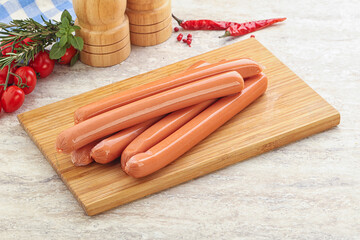 Boiled Pork sausages for brakfast