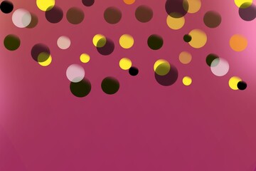 background with red circles