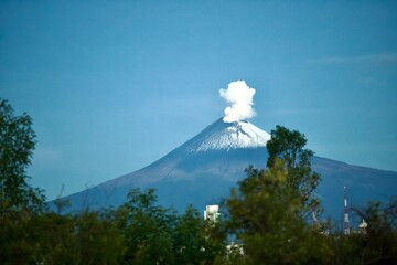 Orizaba Volcano, stunning view early in the morning