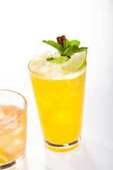 Mai Tai cocktail close up