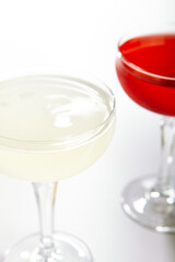 Tropical daiquiri cocktail close up