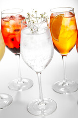Spritz fruit cocktails