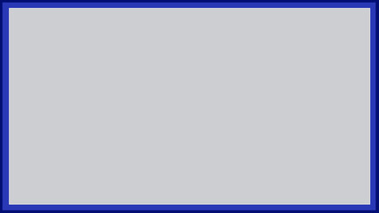 Blue border frame with silver background.