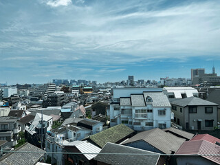 Fototapeta premium 青空の町