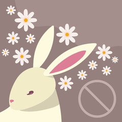 cruelty free, cute bunny