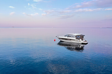 Boat on the Adriatic sea (Croatia)