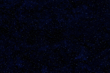 Glowing stars in space.  Dark blue night sky with stars.  Galaxy space background.