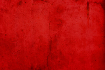 Abstract cracked  wall for background. Creepy and Spooky red wall texture Background.