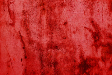 Abstract cracked  wall for background. Creepy and Spooky red wall texture Background.