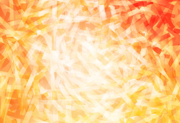 Light Orange vector pattern with sharp lines.