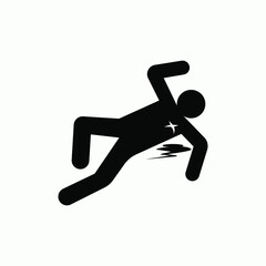 Crime Movie Genre Icon. Entertainment Label Sign. Symbol & Logo - Vector.