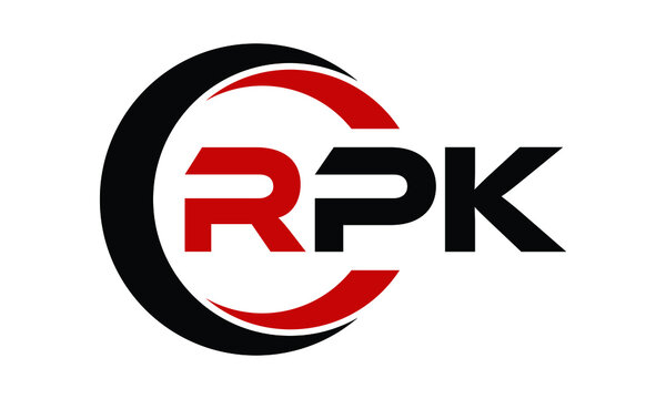 RPK three letter swoosh logo design vector template | monogram logo | abstract logo | wordmark logo | letter mark logo | business logo | brand logo | flat logo | minimalist logo | text | word | symbol