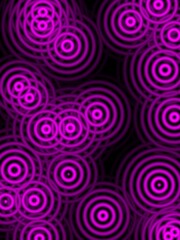 Obraz na płótnie Canvas Violet forms, abstract background with circles