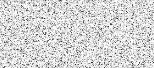 Abstract background with black dots. Grid of dots on white background. The flow of scientific data in cyberspace. Big data visualization. Vector illustration.