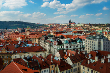 Fototapeta na wymiar The historical center of the capital of the Czech Republic - the city of Prague