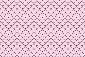 Pink fish scales or mermaid scales pattern background. © Thaimage