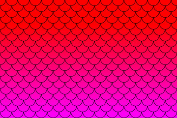 Colorful fish scales or mermaid scales pattern background. © Thaimage