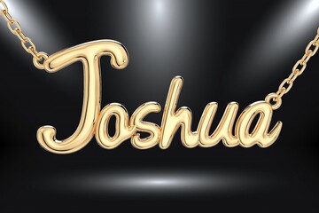 Jewelry Gold Necklace Design, 3D Rendering
