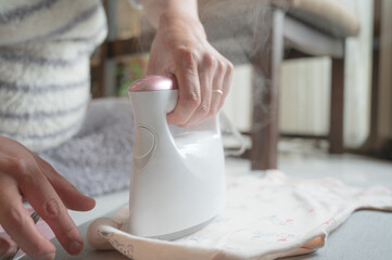 ベビー服とアイロン