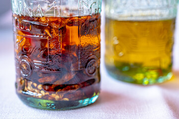 自家製唐辛子入りオリーブオイル