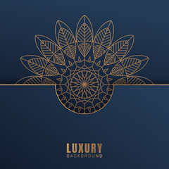 Creative luxury decorative mandala background. - Vector.