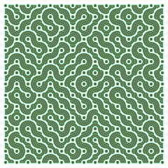 Fototapeta premium Color truchet tiling connections illustration