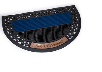 Rubber rug on a white background