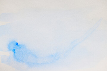 blue brush strokes watercolor abstract background