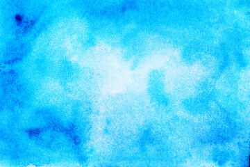 blue brush strokes watercolor abstract background