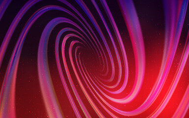 Obraz premium Dark Purple, Pink vector texture with milky way stars.