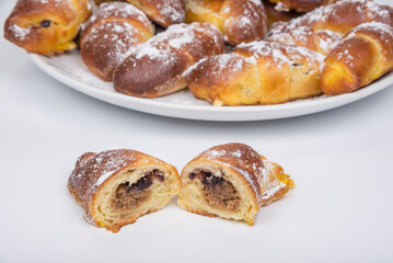Home made  sourdough rolls with a filling.