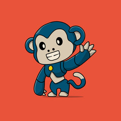 mascot robot animal cute