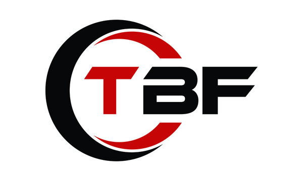 TBF three letter swoosh logo design vector template | monogram logo | abstract logo | wordmark logo | letter mark logo | business logo | brand logo | flat logo | minimalist logo | text | word | symbol