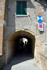  the historic center of the Tuscan village Pitigliano Italy