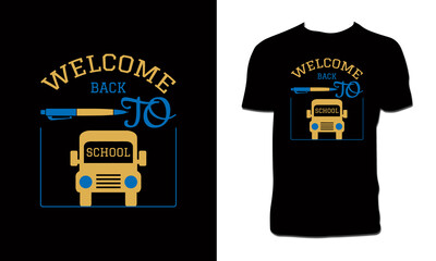 Back To School T Shirt Design 