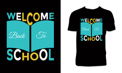 Back To School T Shirt Design 