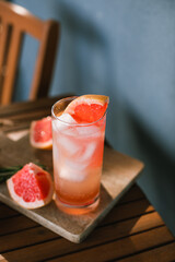 Fresh summer cocktail with tequila. Weekend relax.