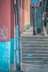 Stairs in the street