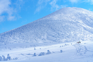 冬の八甲田山　日本三大樹氷のスノーモンスター　青森観光