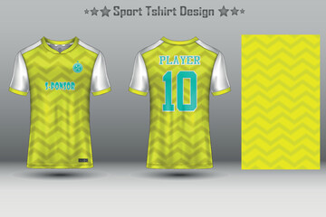 Soccer jersey mockup abstract geometric pattern sport t-shirt design