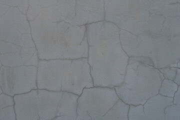 Cracked gray wall for industrial background image